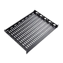 Cantilever 1U Rack Shelf with Vented Panel