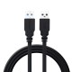 USB AM-AM 3.0 Data Cable