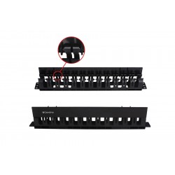 1U Horizontal Cable Management-Plastic