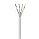 Cat5e Unshielded Network Cable solid bare copper pull box 328ft grey