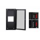 27U Premium Slim Wall Mount Cabinet Rack 8" deep - DavisLegend