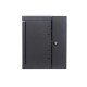 6U Premium Slim Swing Wall Mount Cabinet Rack 12" deep with Back Frame - DavisLegend