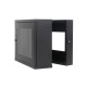 9U Premium Slim Wall Mount Cabinet Rack 8" deep with Back Frame - DavisLegend