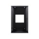 18U Premium Swing Wall Mount Cabinet Rack 22" deep with Back Frame - DavisLegend