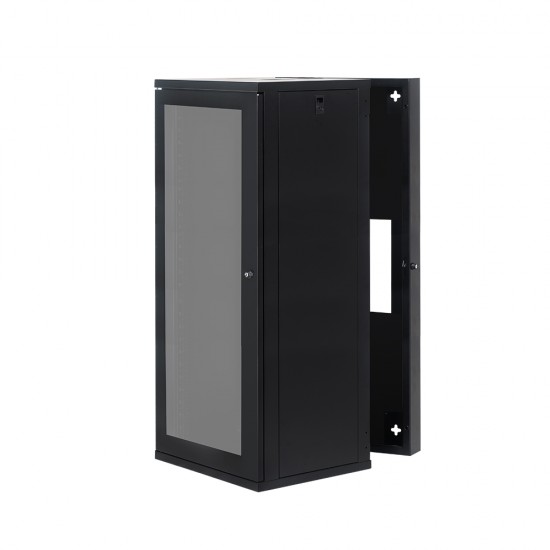 27U Premium Swing Wall Mount Cabinet Rack 22" deep - DavisLegend