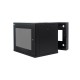 9U Premium Wall Mount Cabinet Rack 18" deep with Back Frame - DavisLegend