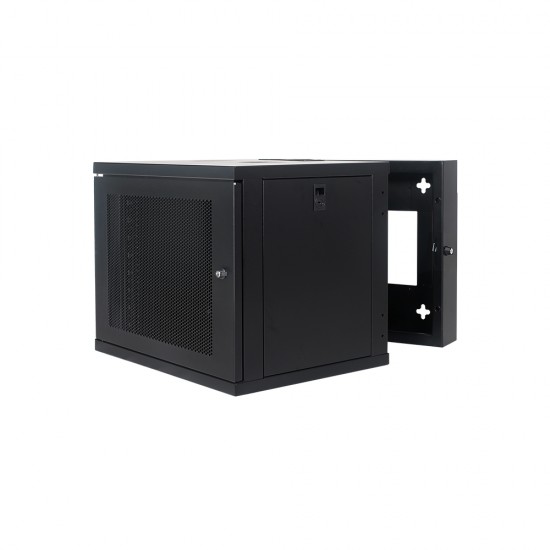 9U Premium Wall Mount Cabinet Rack 18" deep with Back Frame - DavisLegend