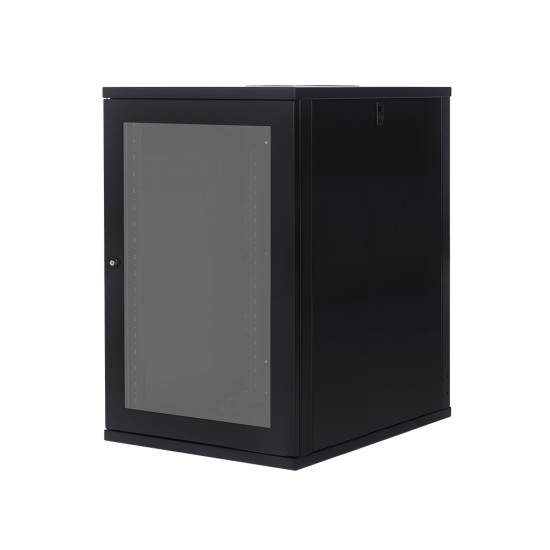 18U Premium Wall Mount Cabinet Rack 26" deep - DavisLegend