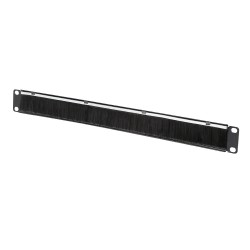 1U Brush cable manager