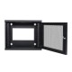 9U Premium Slim Wall Mount Cabinet Rack 8" deep with Back Frame - DavisLegend