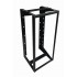 24U Wall Mount IT Open Frame Swing Gate Network Rack Hinged Black 19" - DavisLegend